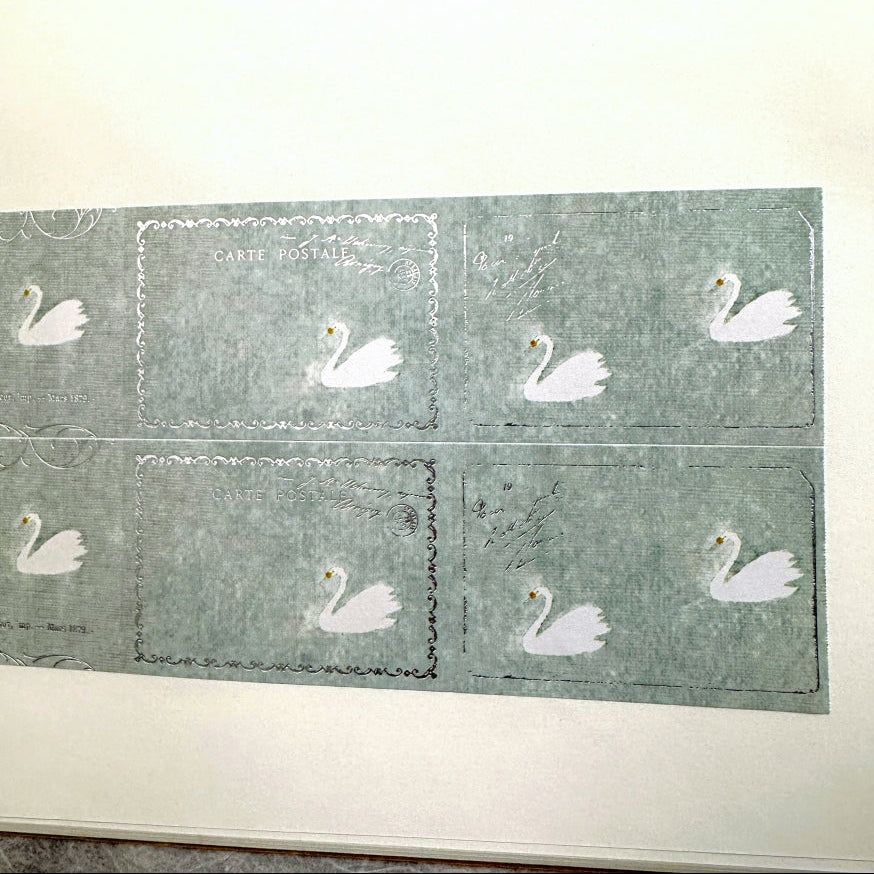 Yohaku - RH-003 Canon silver foil sticky roll SAMPLES