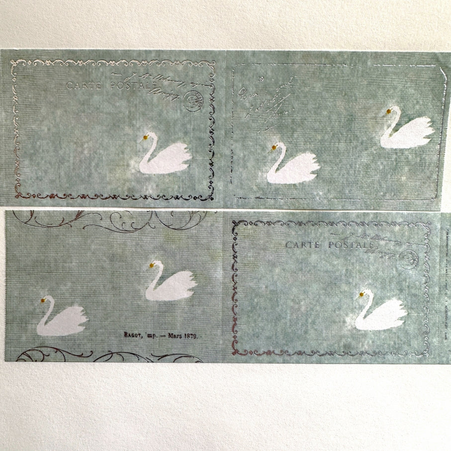 Yohaku - RH-003 Canon silver foil sticky roll SAMPLES