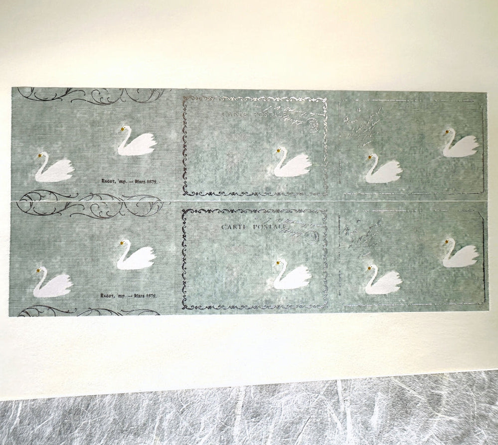 Yohaku - RH-003 Canon silver foil sticky roll SAMPLES