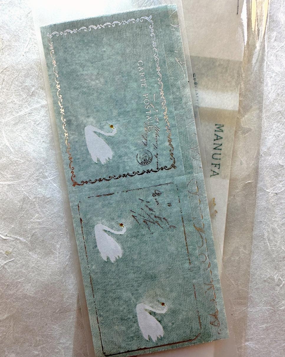 Yohaku - RH-003 Canon silver foil sticky roll SAMPLES