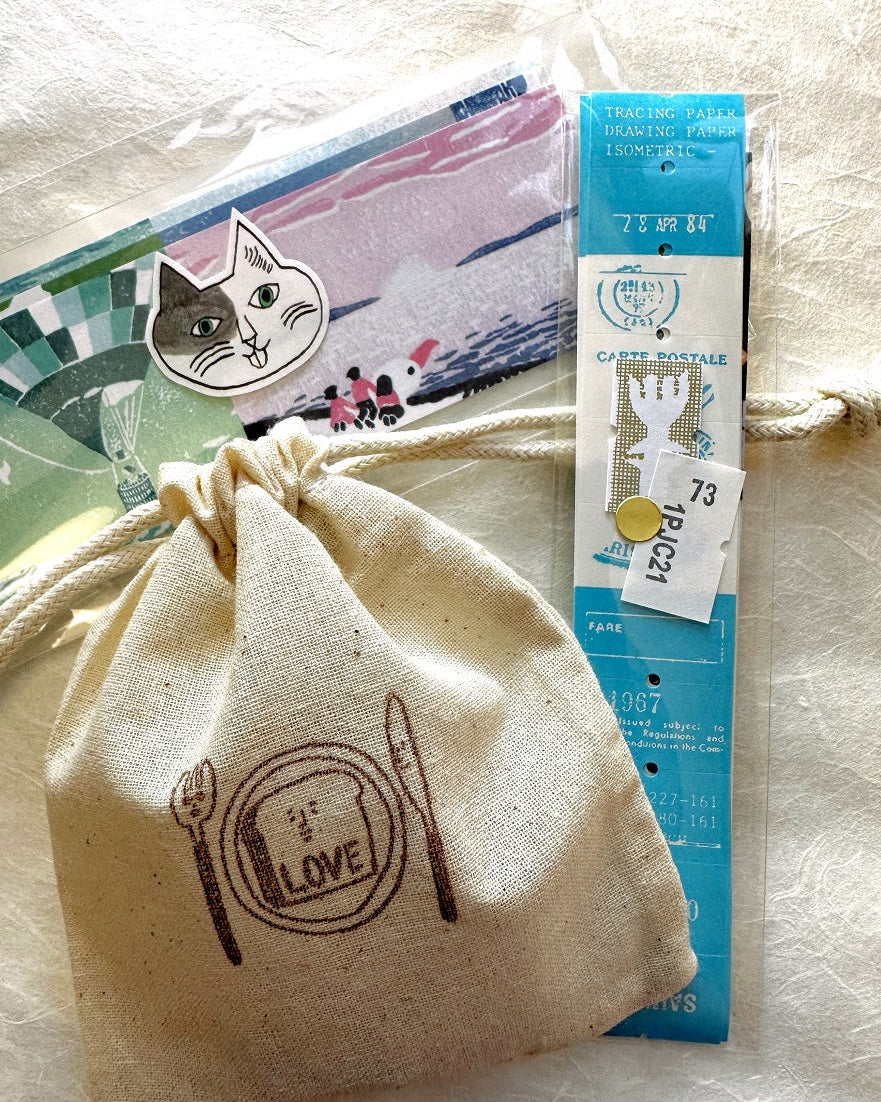 Luo Jiujing - Message of the Wind writable sticky memo roll SAMPLES