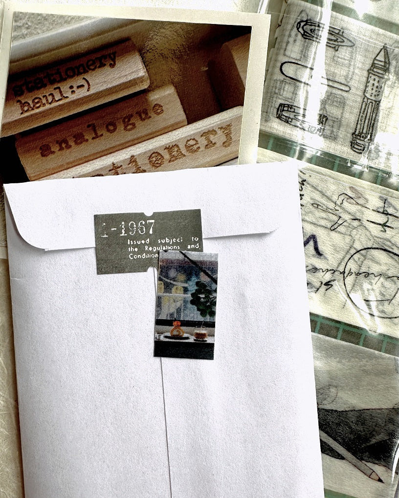 Yohaku - LR001 – 004 label sticker roll SAMPLES