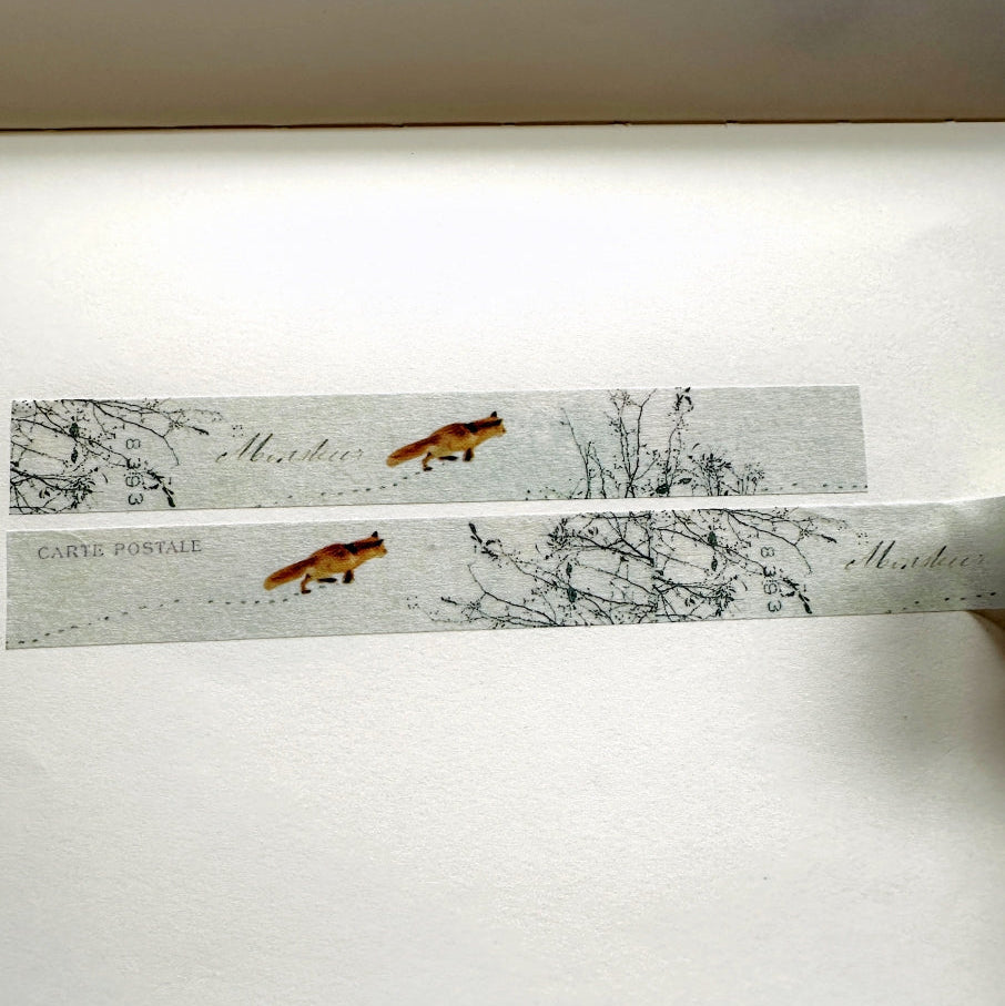 Yohaku - Snow Play washi tape SAMPLES