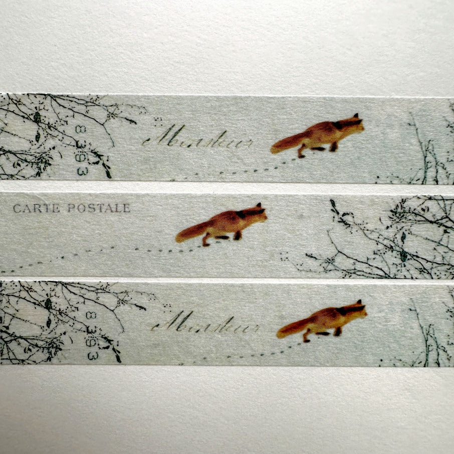 Yohaku - Snow Play washi tape SAMPLES