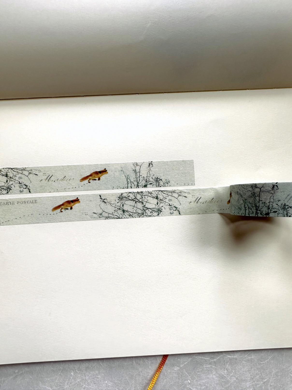 Yohaku - Snow Play washi tape SAMPLES