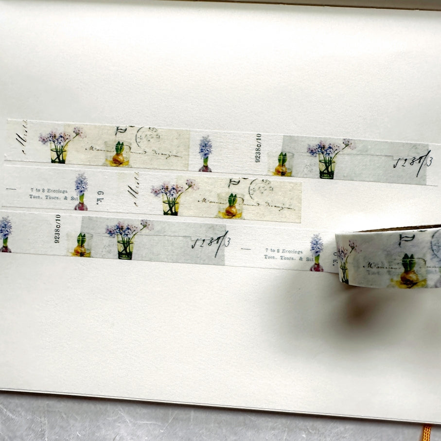 Yohaku - Spring Waltz washi tape SAMPLES
