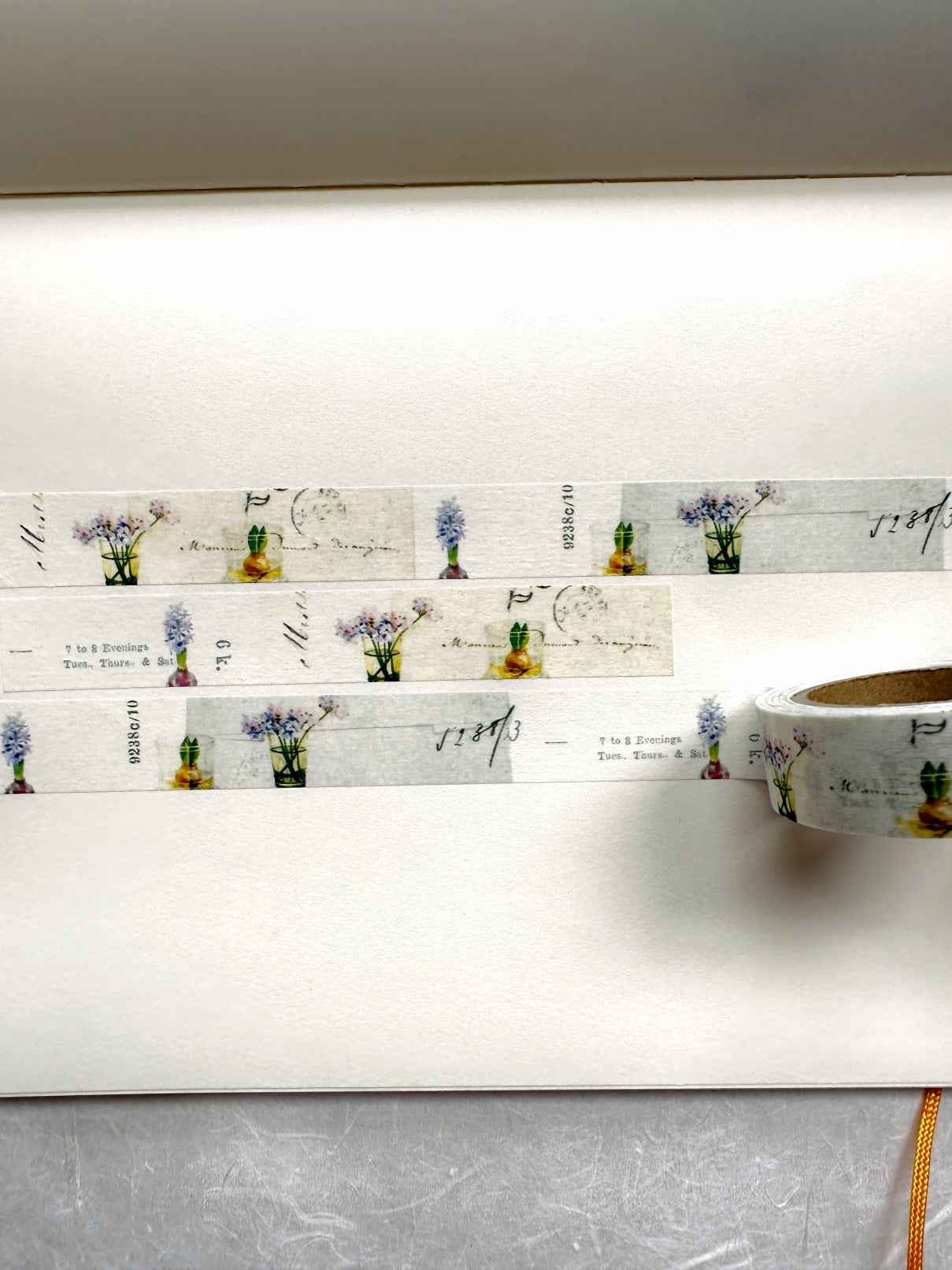 Yohaku - Spring Waltz washi tape SAMPLES