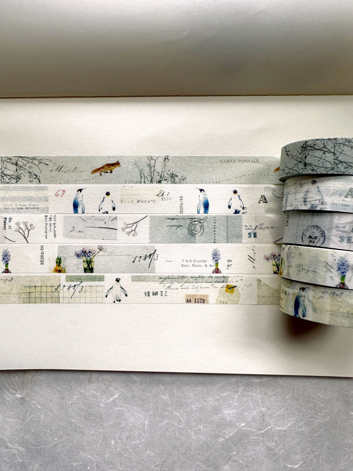 Yohaku - Spring 2026 washi tape SAMPLES (SET OF 5)