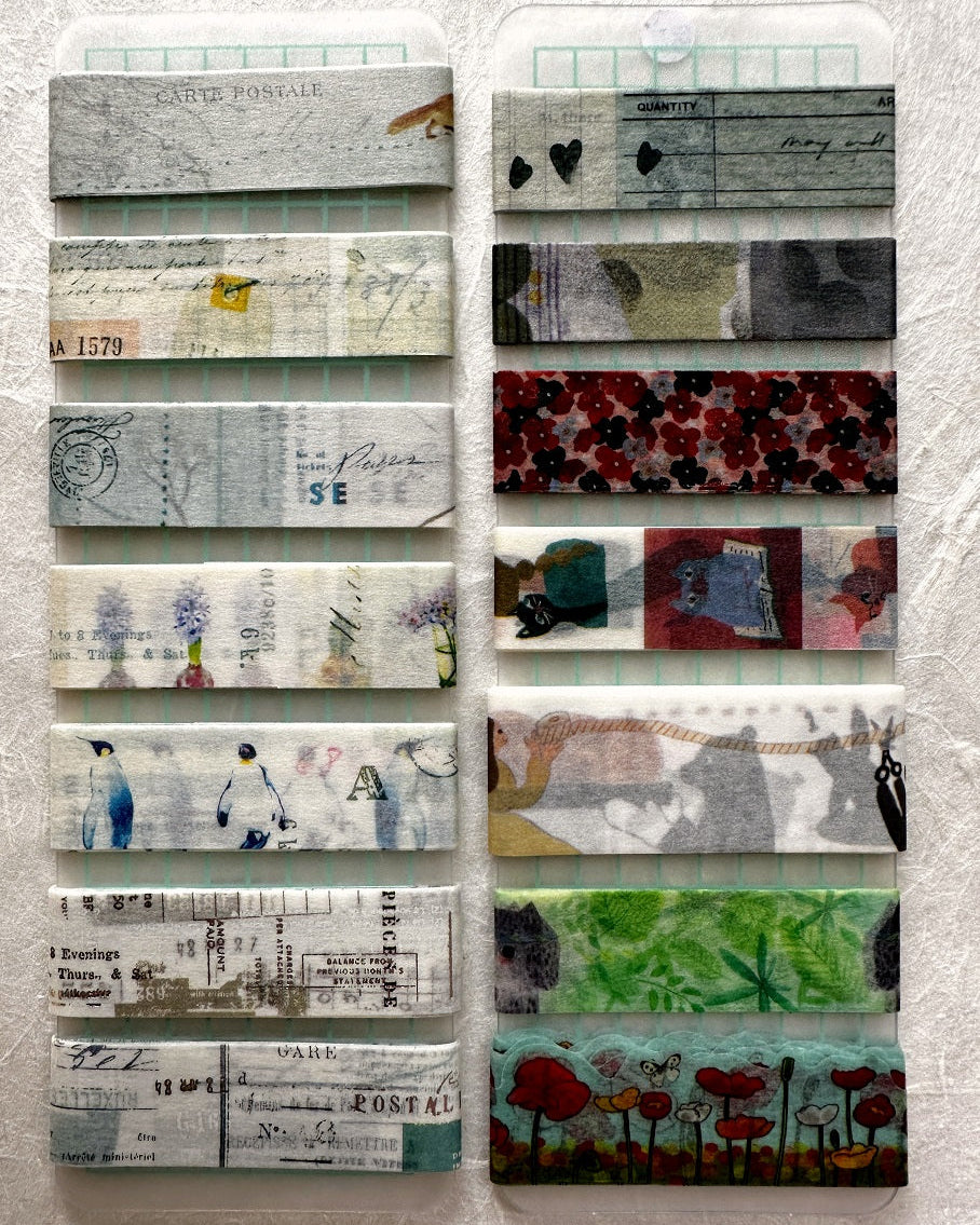 Yohaku - Spring 2026 washi tape SAMPLES (SET OF 5)