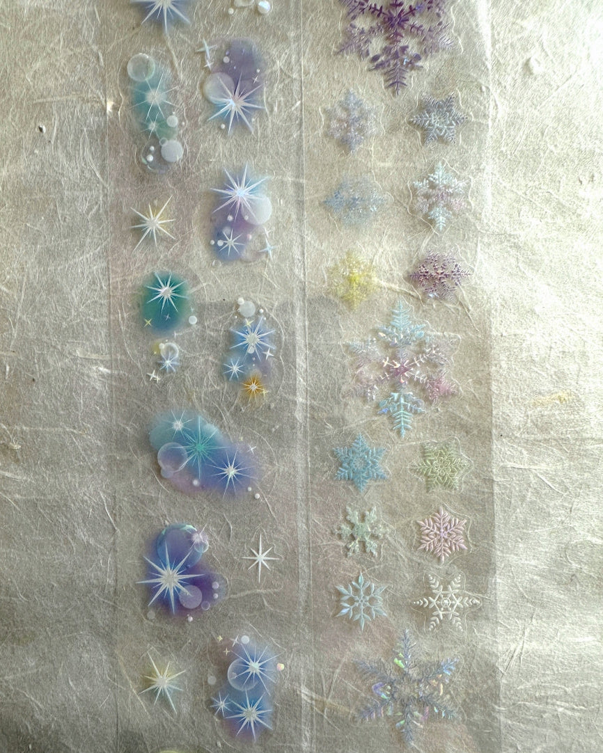 Yusworld - Light 4 iridescent kiss-cut PET tape SAMPLES