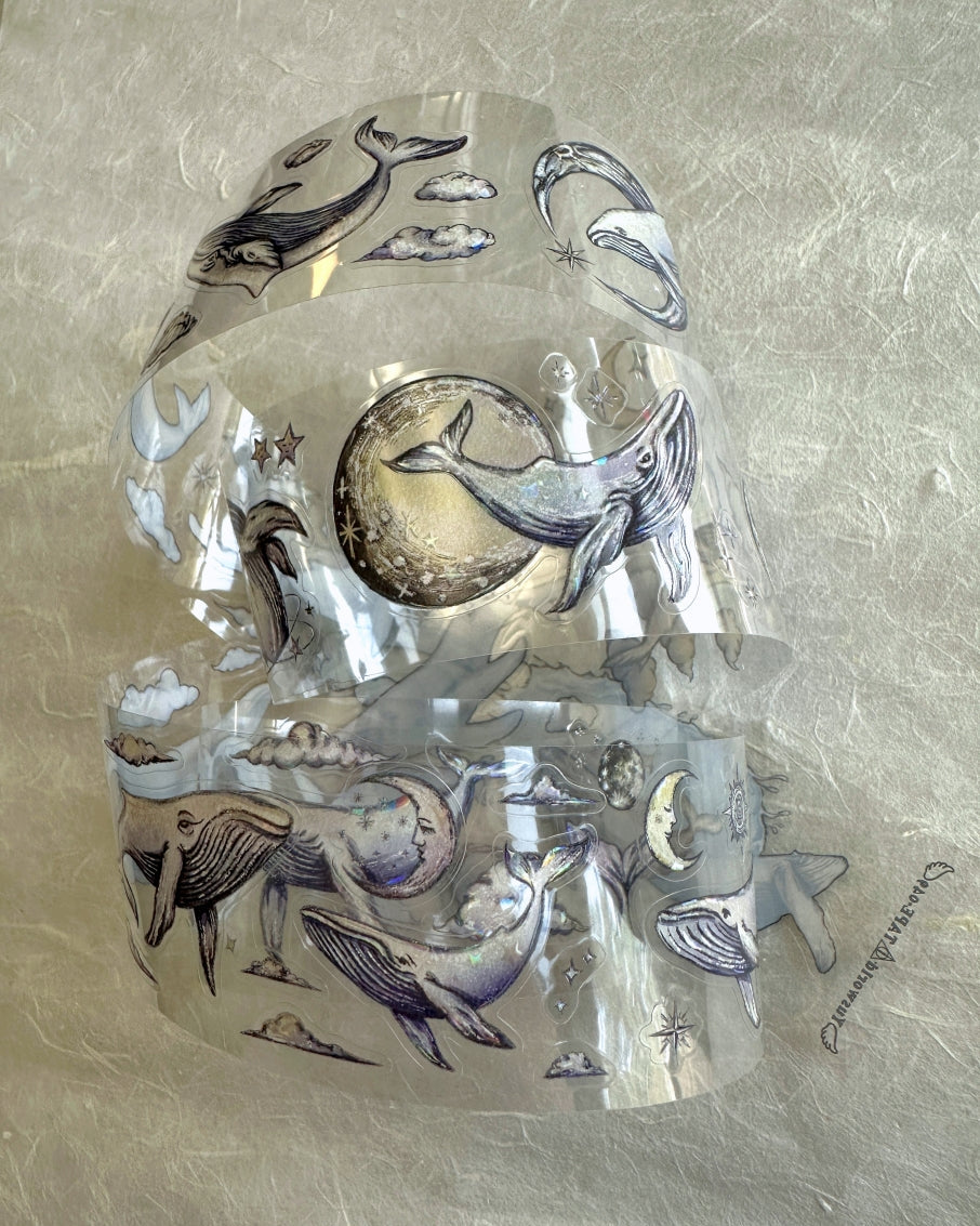 Yusworld - Starlit Prayer iridescent kiss-cut PET tape SAMPLES