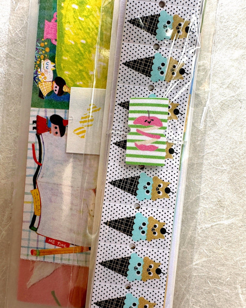 Yuxian - Apple Fantasy Forest Secrets label sticker roll SAMPLES
