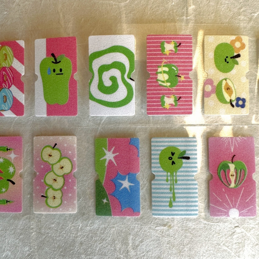Yuxian - Apple Fantasy Glorious Path label sticker roll SAMPLES