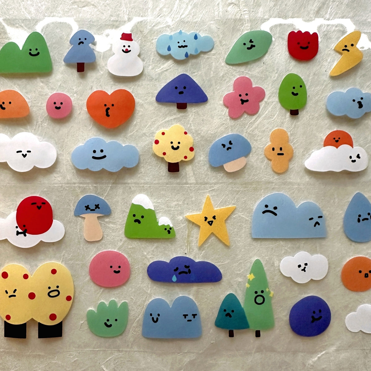 Yuxian - Outdoor Mood die-cut paper sticker roll SAMPLES