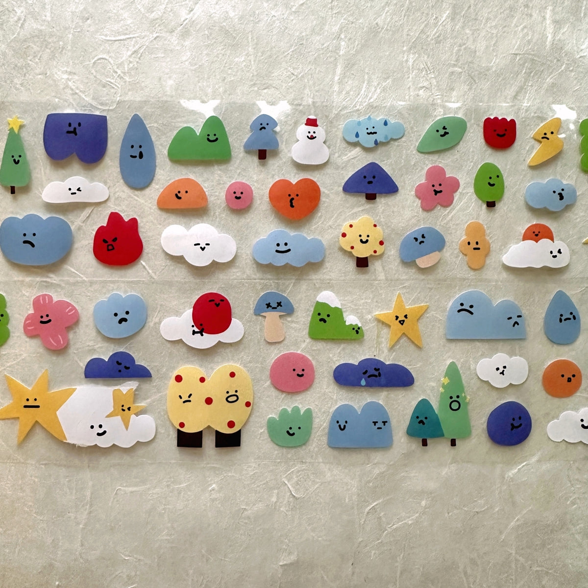 Yuxian - Outdoor Mood die-cut paper sticker roll SAMPLES