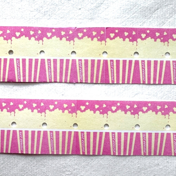 ZM.Ball - Popcorn & Star label sticker rolls SAMPLES