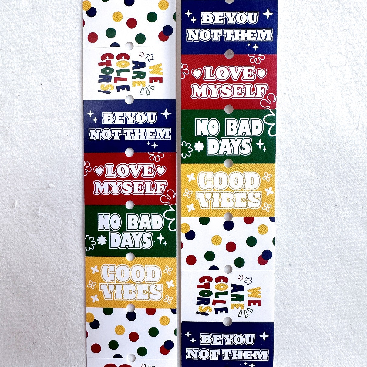 ZM.Ball - We Are Collectors label sticker roll SAMPLES