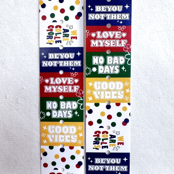 ZM.Ball - We Are Collectors label sticker roll SAMPLES