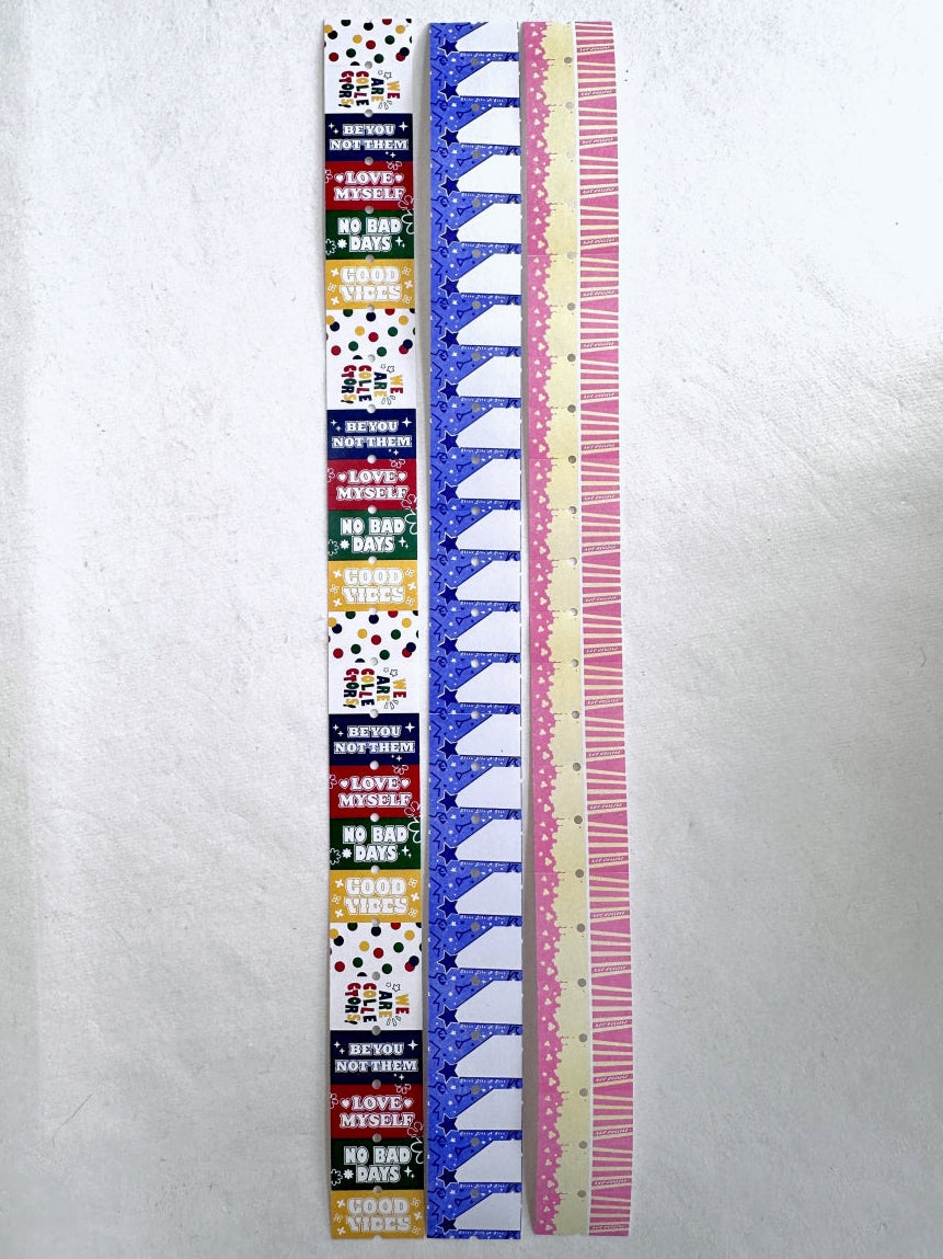 ZM.Ball - Popcorn & Star label sticker rolls SAMPLES