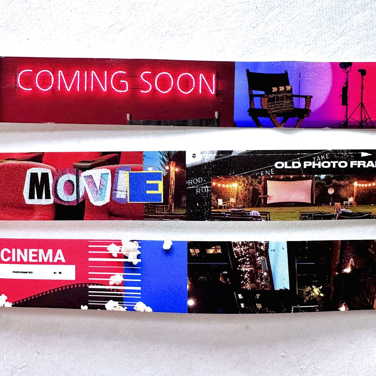 ZM.Ball - Movie Night washi tape SAMPLES