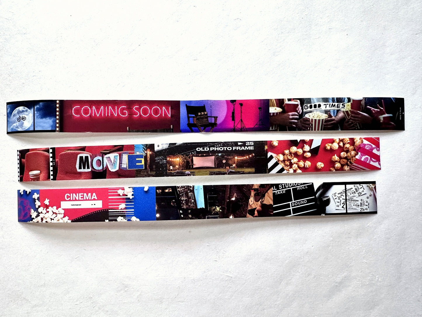 ZM.Ball - Movie Night washi tape SAMPLES