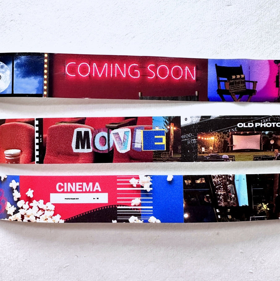 ZM.Ball - Movie Night washi tape SAMPLES