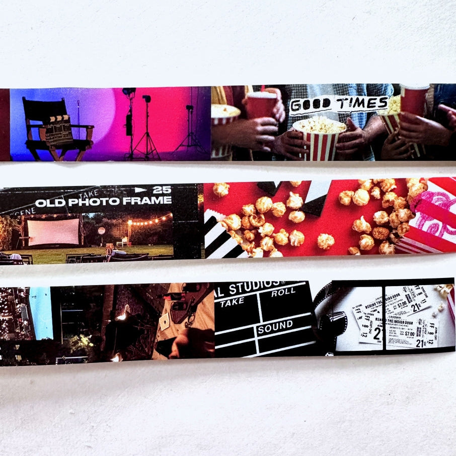 ZM.Ball - Movie Night washi tape SAMPLES