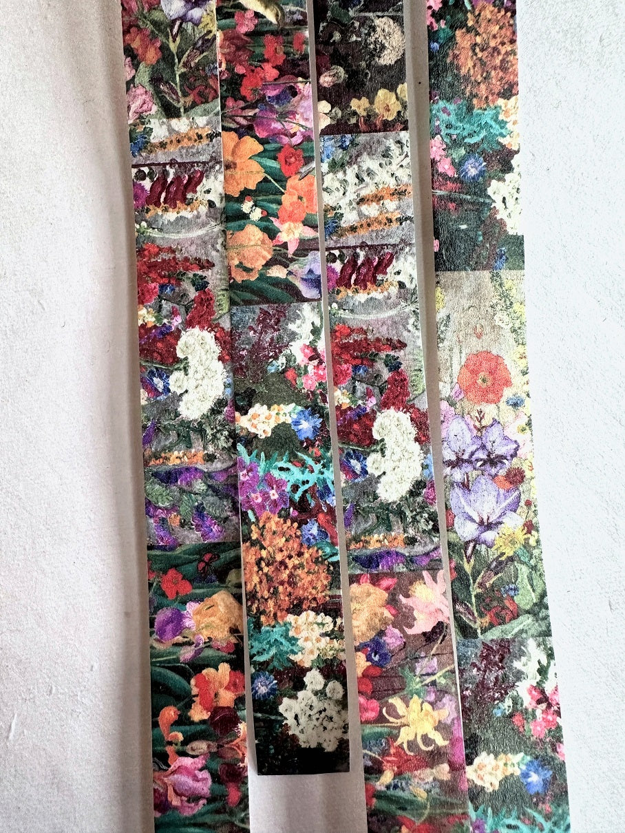 ZM.Ball - Nostalgia for Flowers washi tape SAMPLES