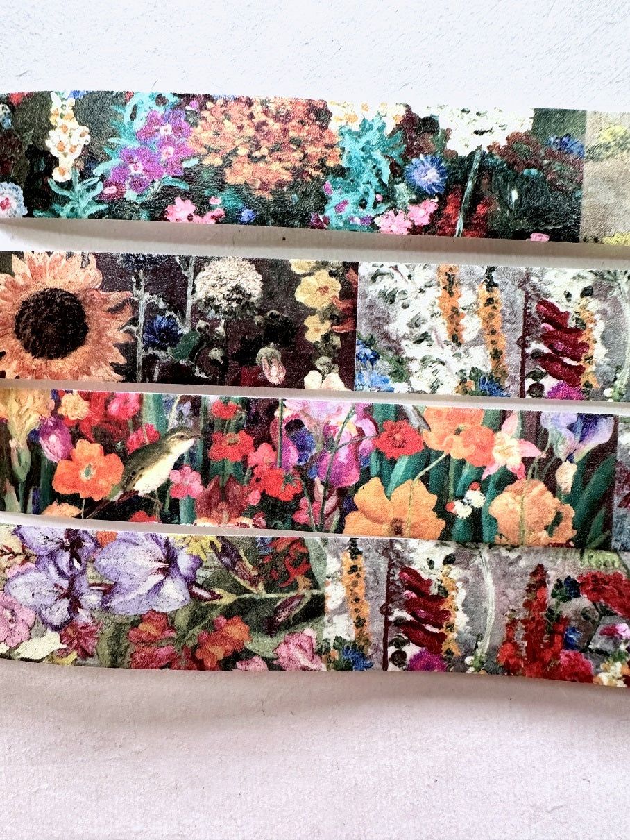 ZM.Ball - Nostalgia for Flowers washi tape SAMPLES