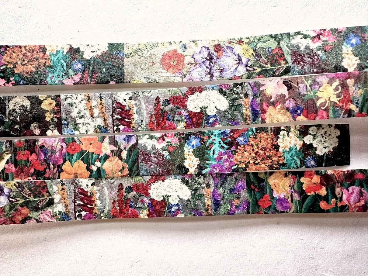 ZM.Ball - Nostalgia for Flowers washi tape SAMPLES