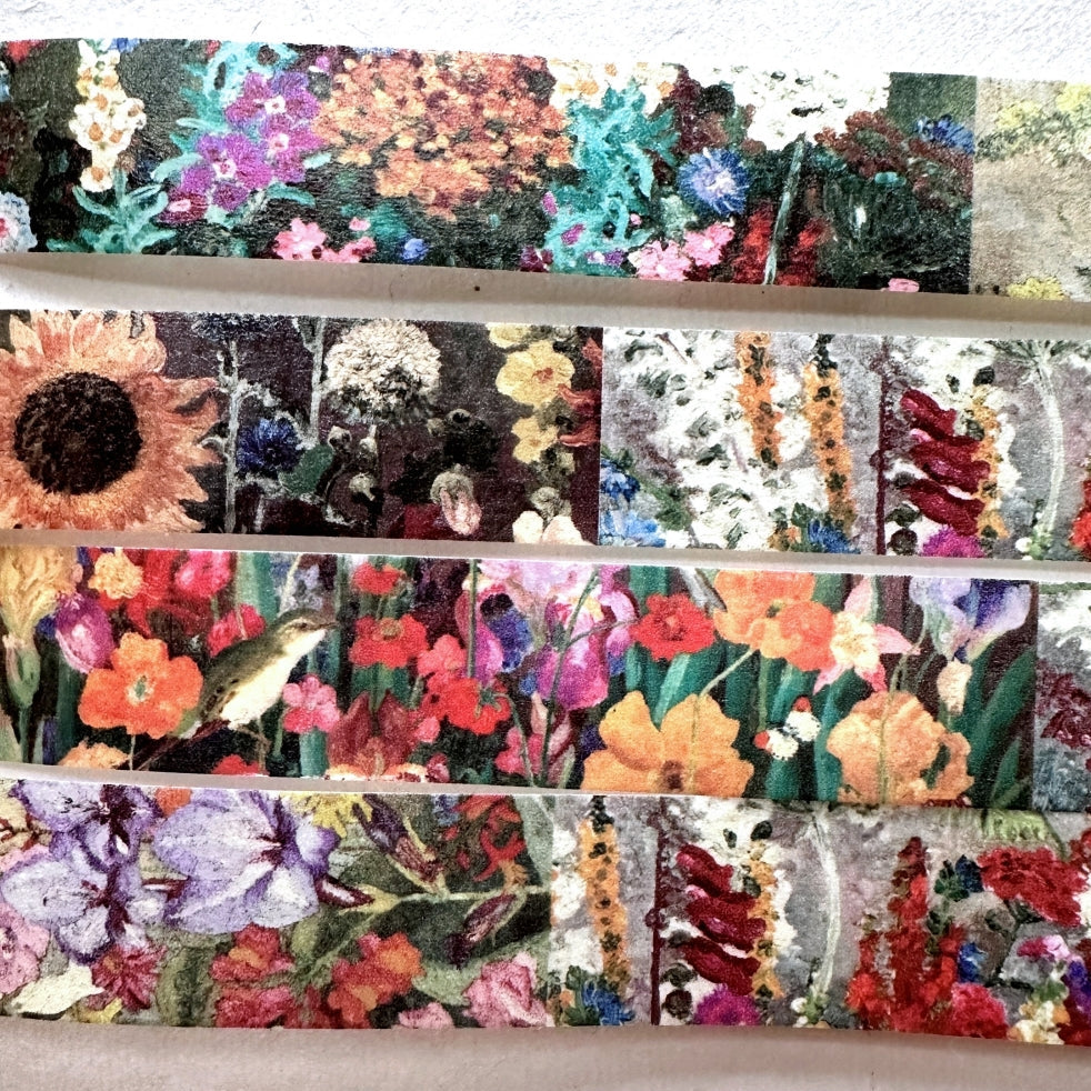 ZM.Ball - Nostalgia for Flowers washi tape SAMPLES
