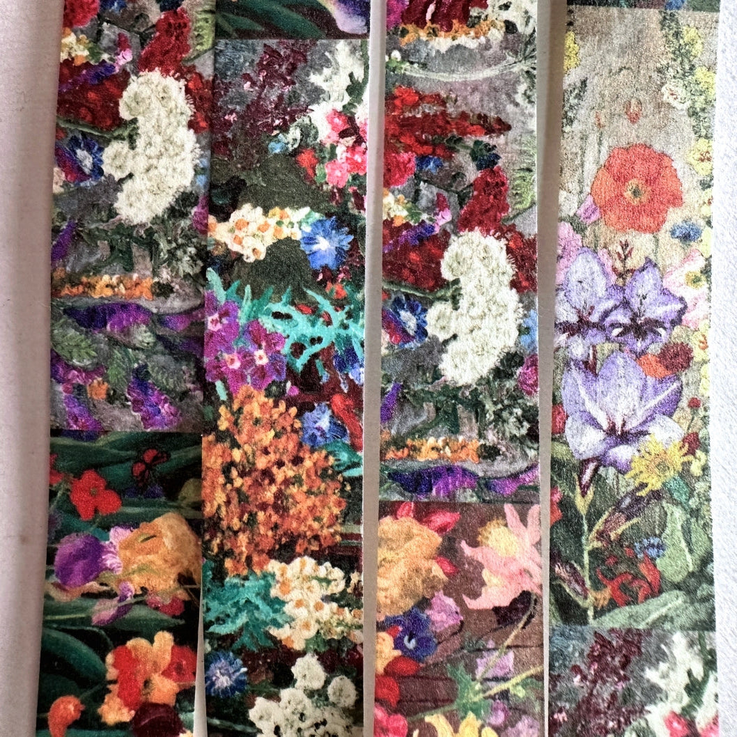ZM.Ball - Nostalgia for Flowers washi tape SAMPLES