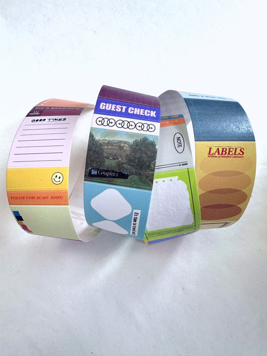 ZM.Ball - Speak Freely kiss-cut paper tape (sticky memos) SAMPLES