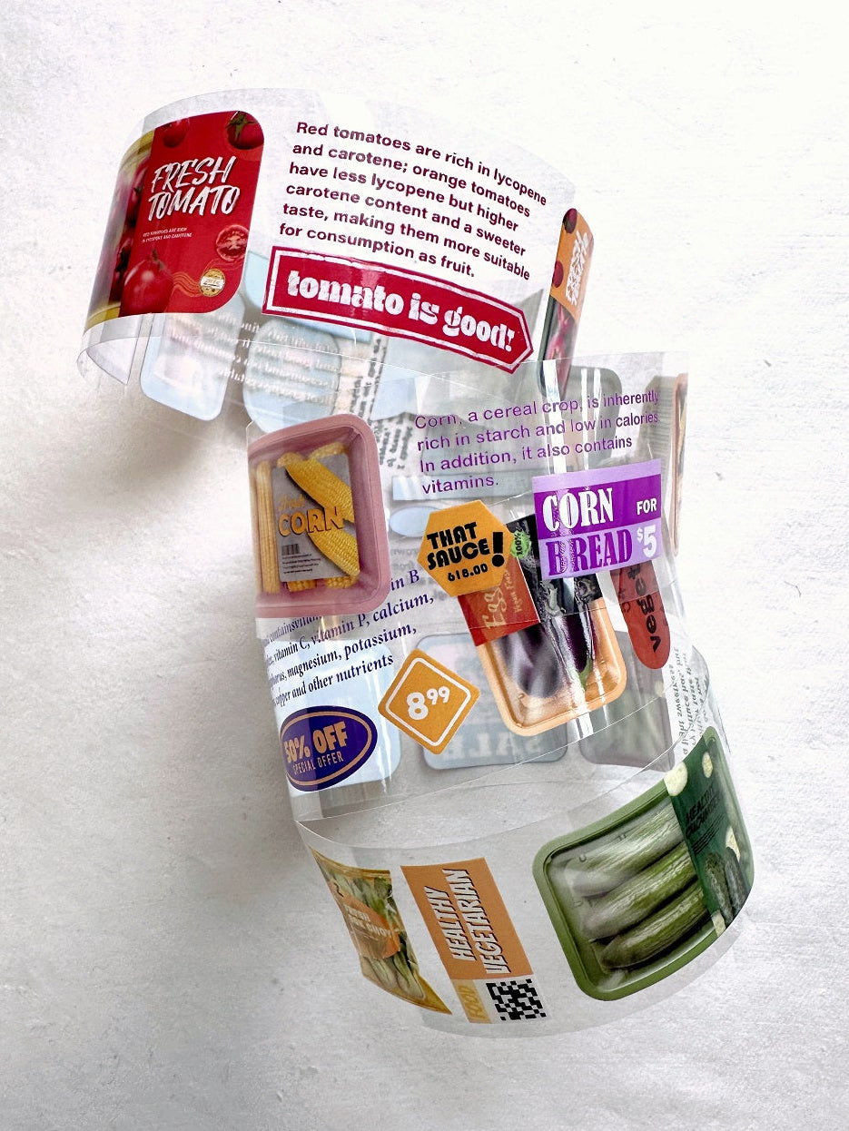 ZM.Ball - Supermarket Vegetable PET tape SAMPLES