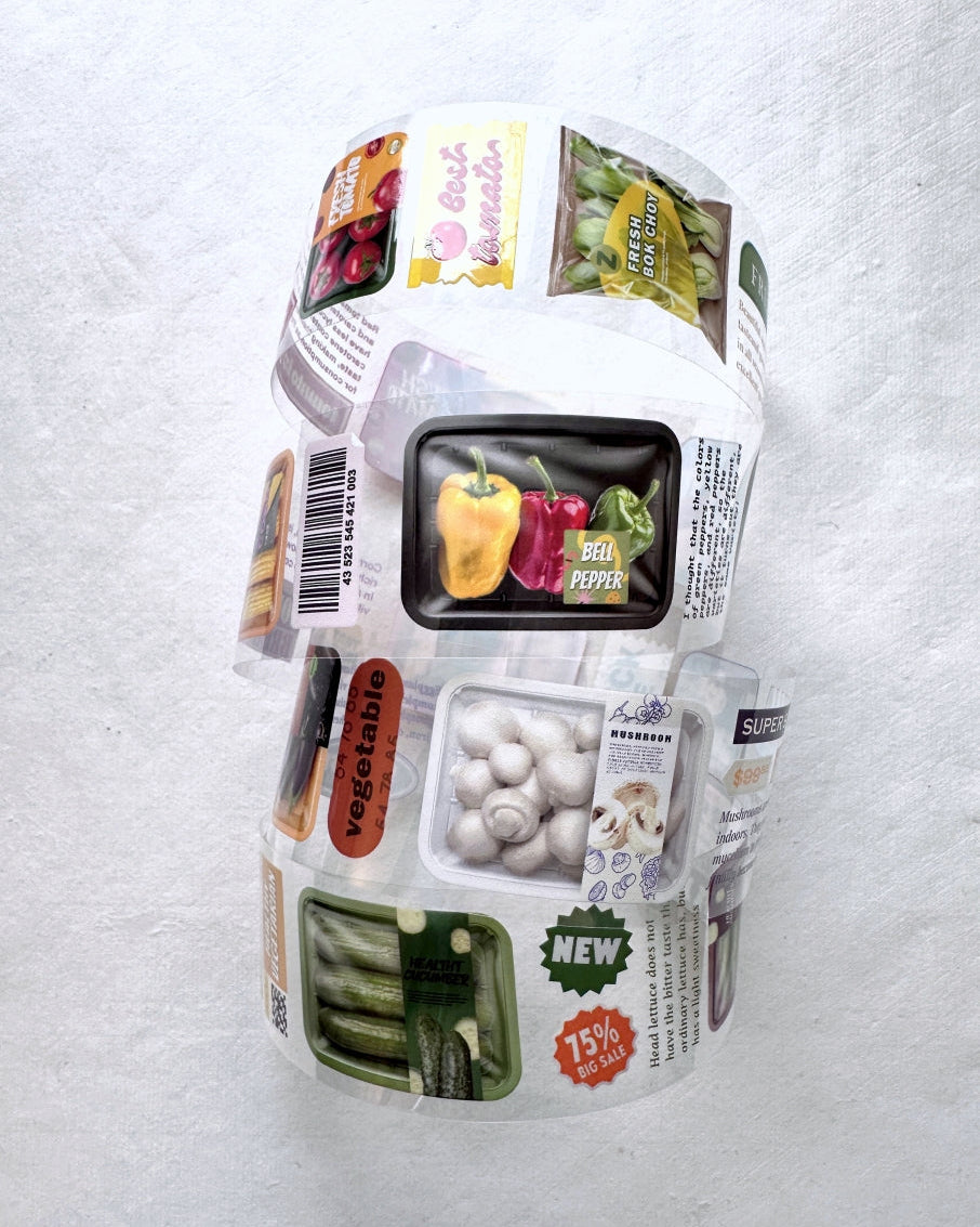 ZM.Ball - Supermarket Vegetable PET tape SAMPLES