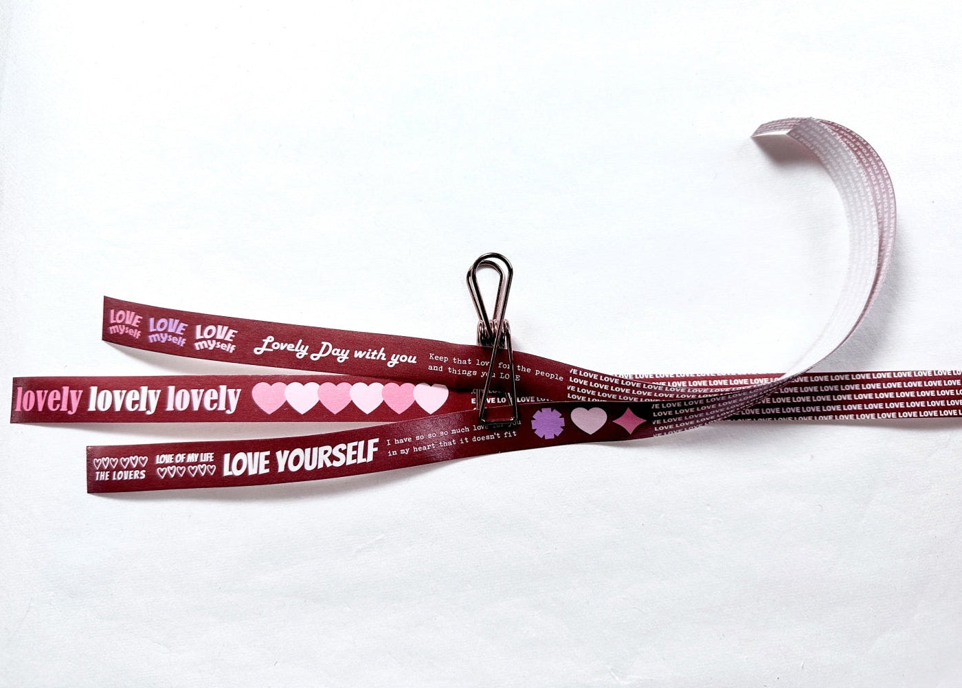 ZM.Ball - Love Yourself washi tape SAMPLES