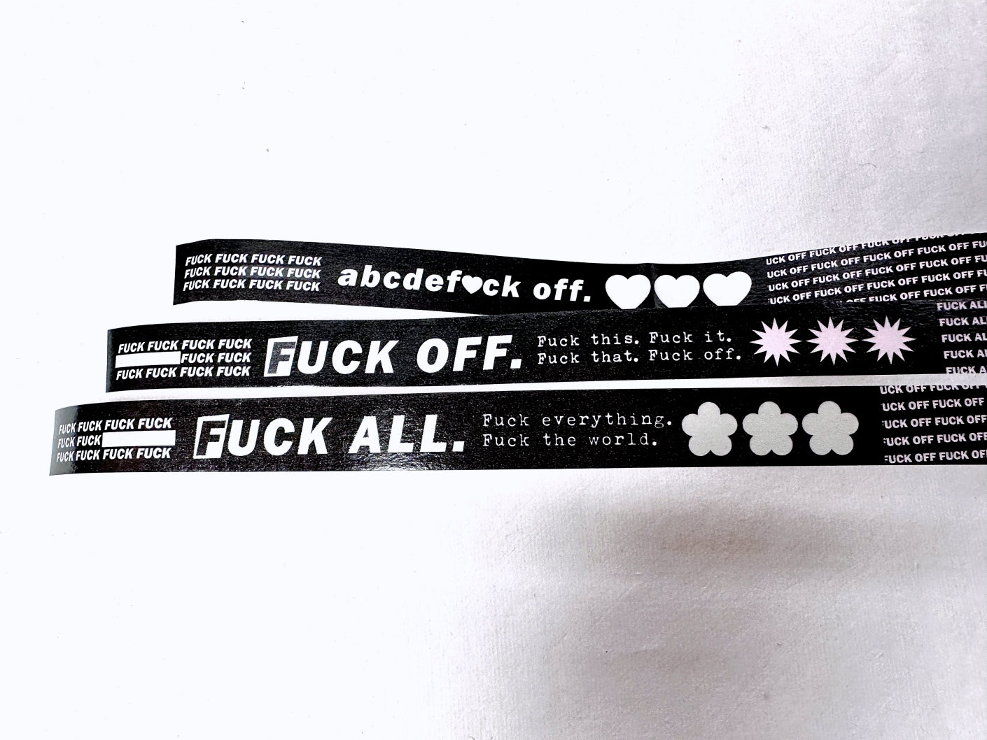 ZM.Ball - [ADULT LANGUAGE] World-Weary washi tape SAMPLES