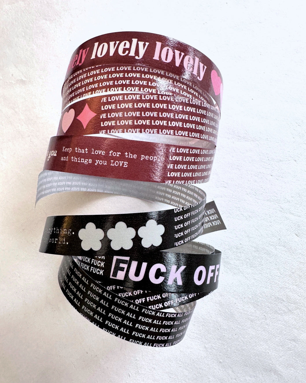 ZM.Ball - [ADULT LANGUAGE] World-Weary washi tape SAMPLES