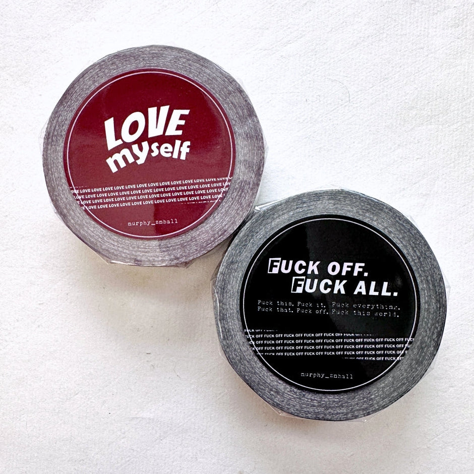 ZM.Ball - [ADULT LANGUAGE] World-Weary washi tape SAMPLES