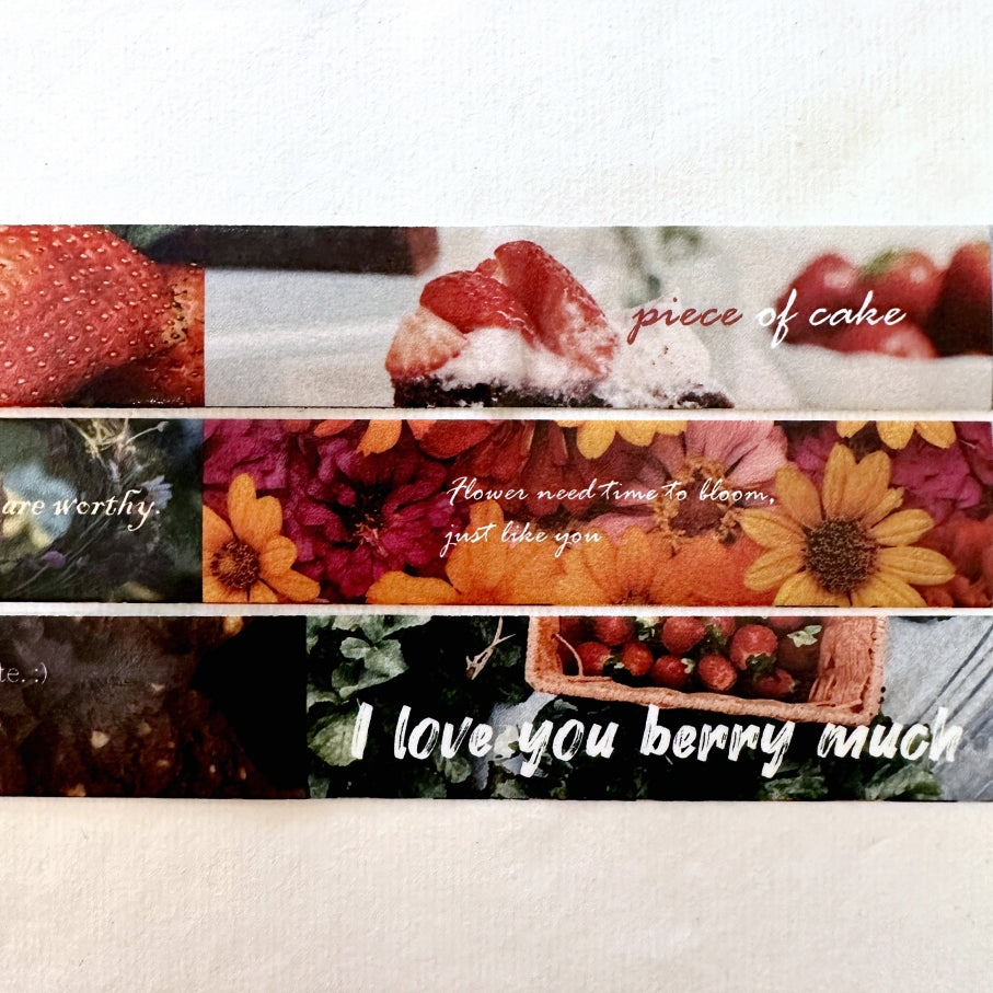 ZM.Ball - Every Day is Valentine's Day With You washi tape SAMPLES