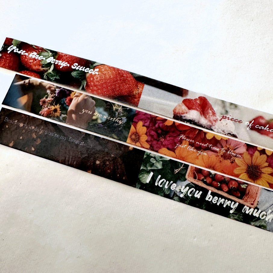 ZM.Ball - Every Day is Valentine's Day With You washi tape SAMPLES