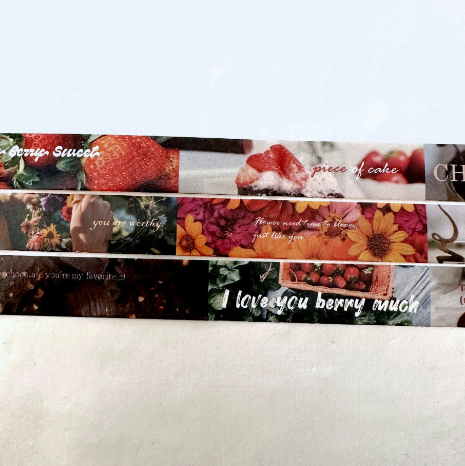 ZM.Ball - Every Day is Valentine's Day With You washi tape SAMPLES