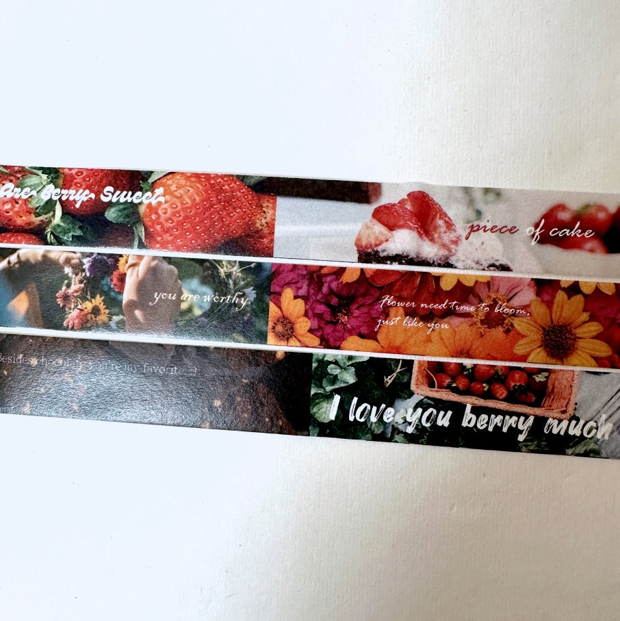 ZM.Ball - Every Day is Valentine's Day With You washi tape SAMPLES
