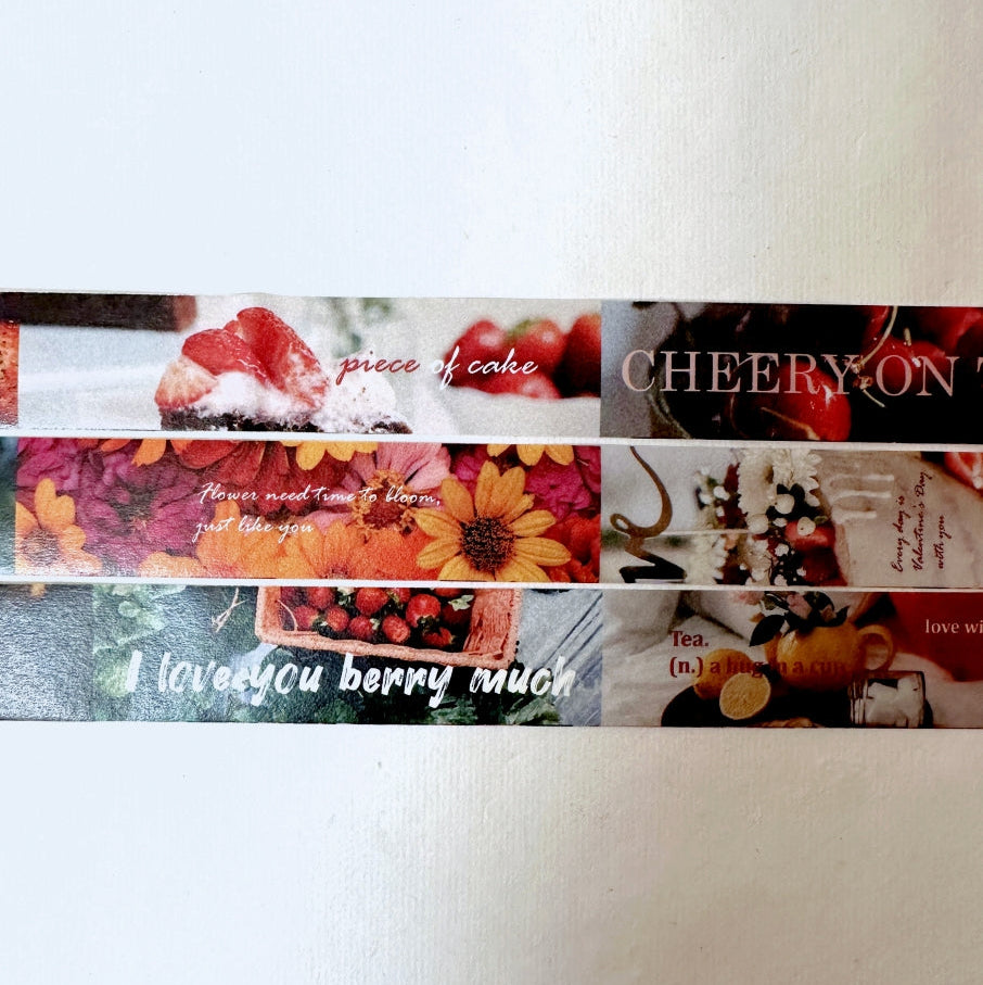 ZM.Ball - Every Day is Valentine's Day With You washi tape SAMPLES