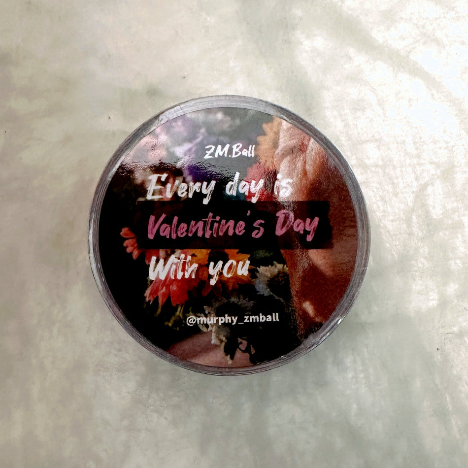 ZM.Ball - Every Day is Valentine's Day With You washi tape SAMPLES