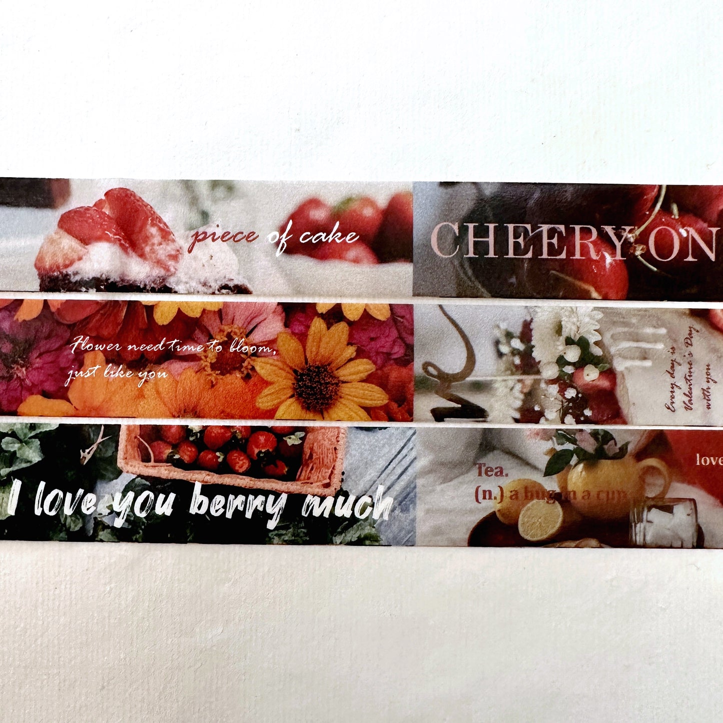 ZM.Ball - Every Day is Valentine's Day With You washi tape SAMPLES