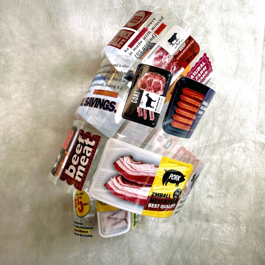 ZM.Ball - Supermarket Meat PET tape SAMPLES