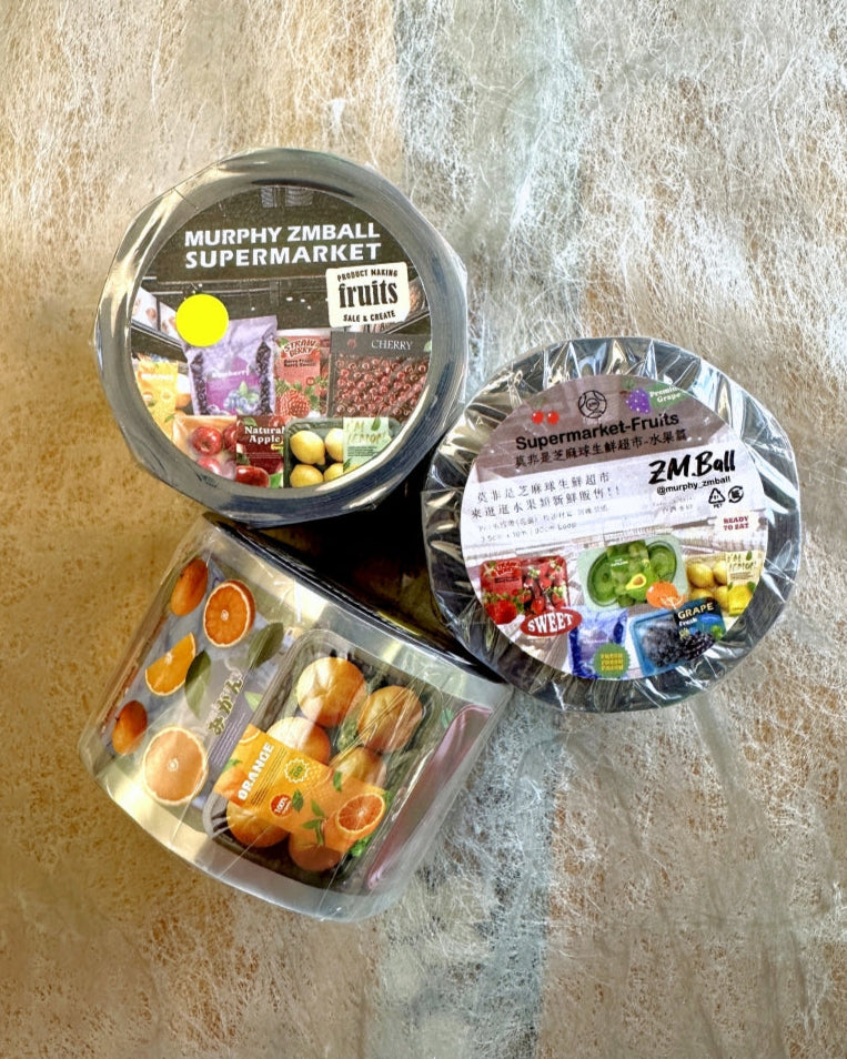 ZM.Ball - Supermarket Fruits PET tape SAMPLES