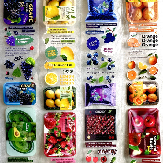 ZM.Ball - Supermarket Fruits PET tape SAMPLES