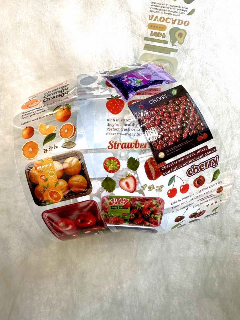 ZM.Ball - Supermarket Fruits PET tape SAMPLES